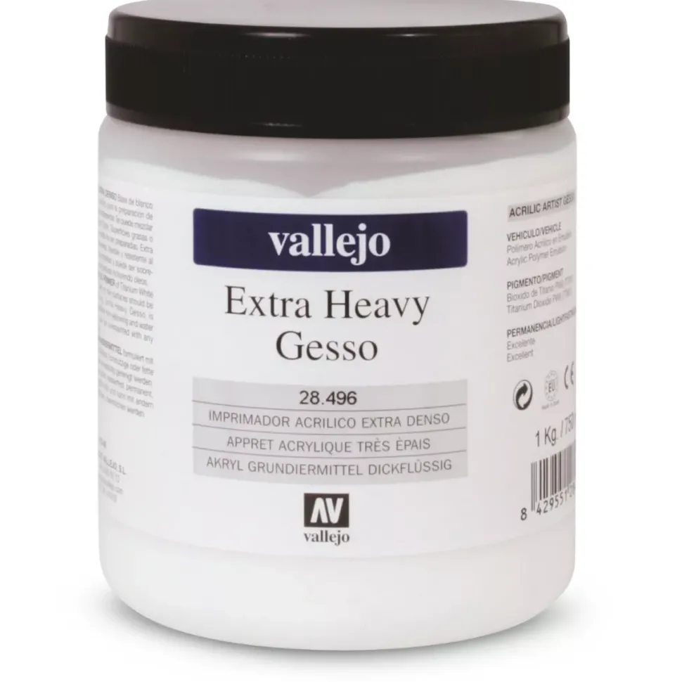 Gesso 496 mate extra denso Studio Vallejo 750ml