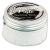 Glamour Paste Sparkling White Stamperia