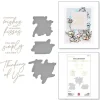 Glimmer Hot Foil Plates + troqueles Kisses Sentiments Seahorse Spellbinders