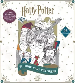 Harry Potter lugares y personajes fantásticos libro para colorear