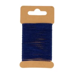 Hilo de algodón encerado Azul Oscuro Artemio