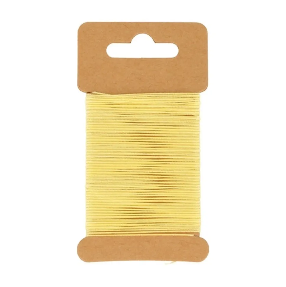 Hilo de algodón encerado Amarillo Artemio