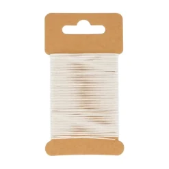 Hilo de algodón encerado Blanco Artemio