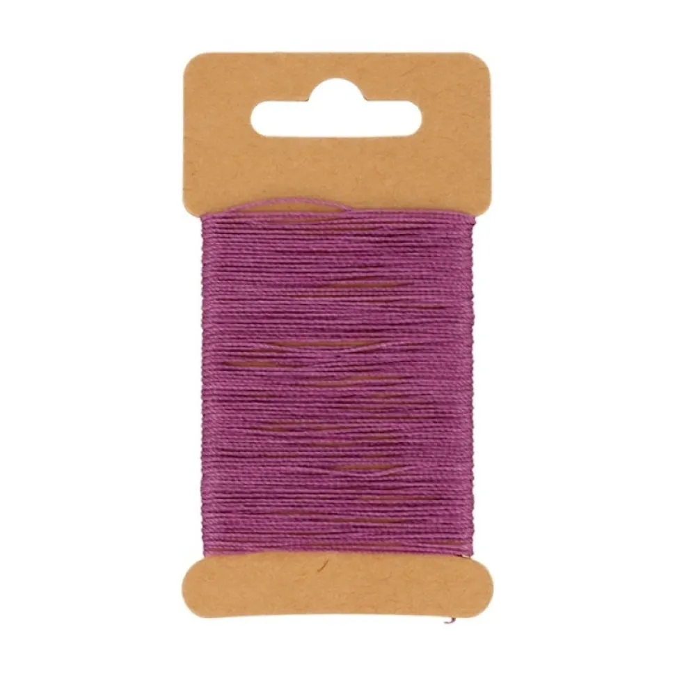 Hilo de algodón encerado Morado Artemio