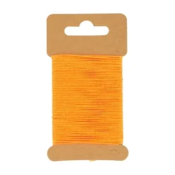 Hilo de algodón encerado Naranja Neón Artemio