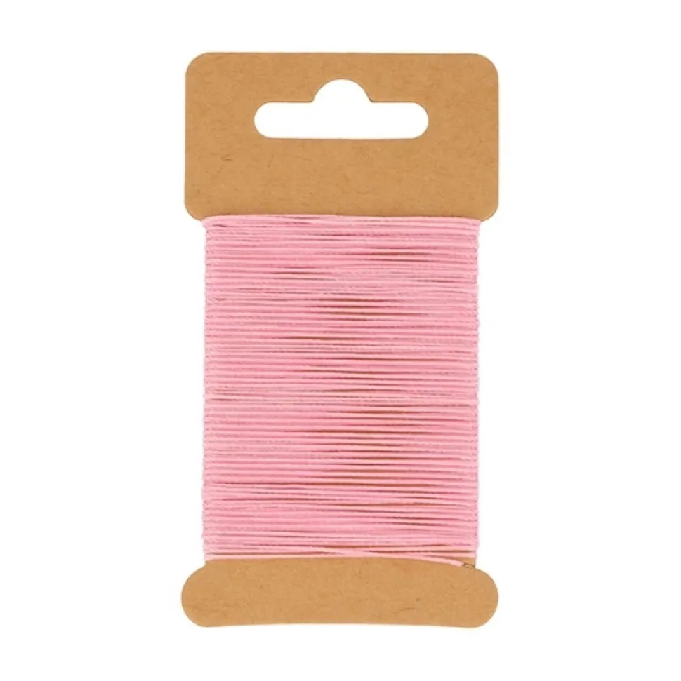 Hilo de algodón encerado Rosa Artemio