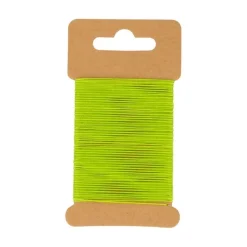 Hilo de algodón encerado Verde Lima Artemio