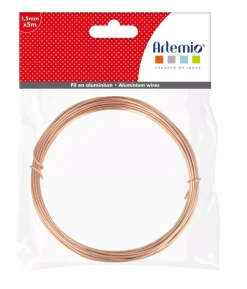 Hilo de aluminio cobre 1,5mm Artemio