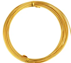 Hilo de aluminio oro 1,5mm Artemio