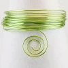 Hilo de aluminio verde menta 1,5mm