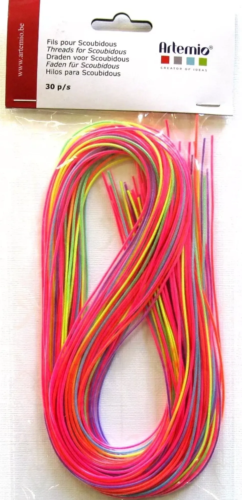 Hilos para Scoubidous Fluorescent Artemio