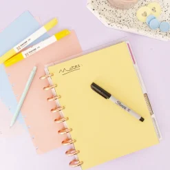 Hojas de Planner de Disco Colores Pastel Craftelier