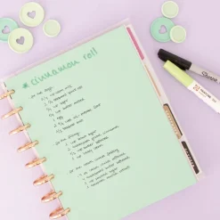 Hojas de Planner de Disco Colores Pastel Craftelier
