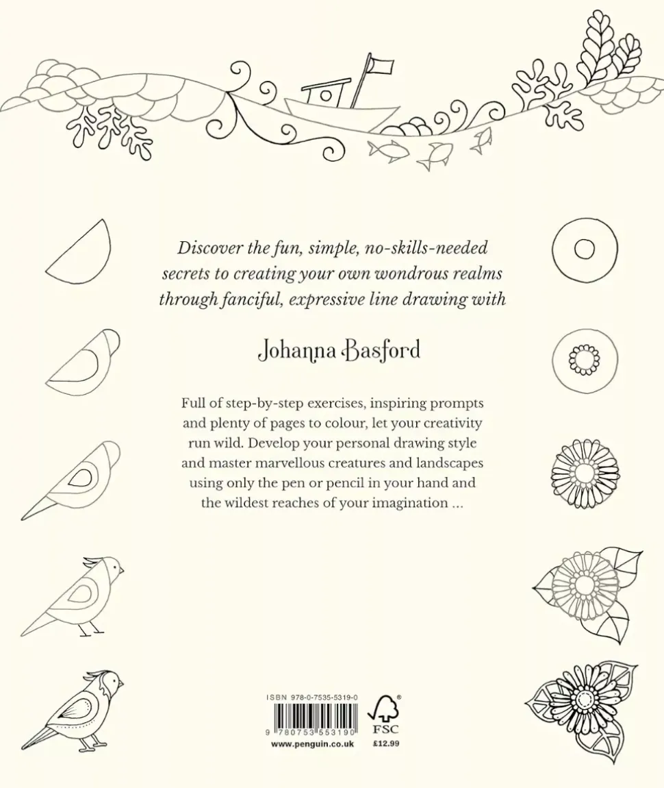 How to Draw Inky Wonderlands Create and Color Your Own Magical Adventure