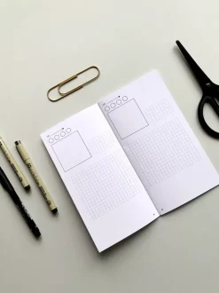 Journey Notebook Book Tracker Studio Forty 11x22cm