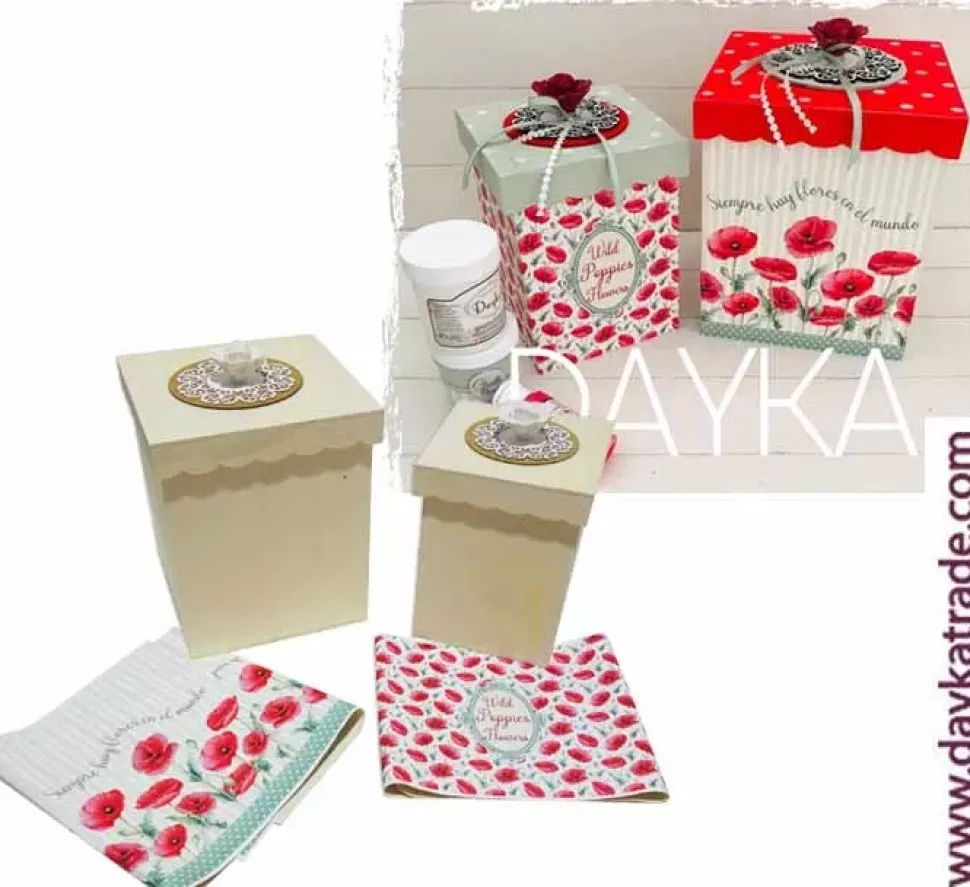 Kit 2 Cajas Amapolas Dayka Trade