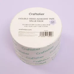 Kit Ahorro Cinta Adhesiva Doble Cara Craftelier