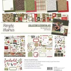 Kit Collectors Essential The Holiday Life Simple Stories 30x30cm