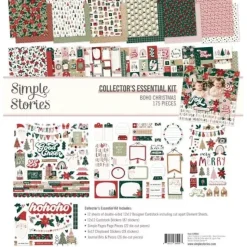 Kit Collectors Essential Boho Christmas Simple Stories 30x30cm