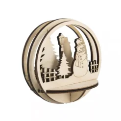 Kit 3D de Madera Muñeco de Nieve Rayher