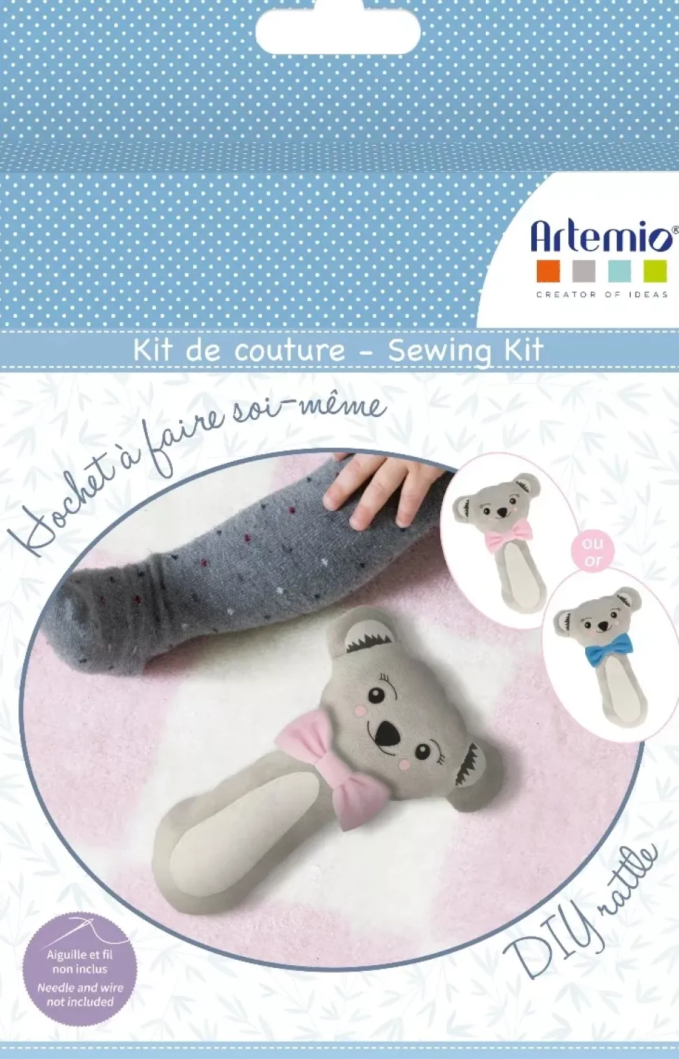 Kit de costura Sonajero Koala My little baby Artemio