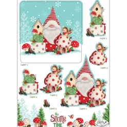 Kit de decoupage It s Snome Time Craft Consortium