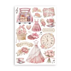 Kit de Pegatinas Romance Forever Stamperia