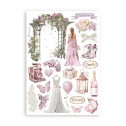 Kit de Pegatinas Romance Forever Stamperia