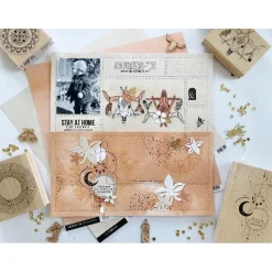 Kit de Plantillas Patrones My Storyboard Florilèges Design 30x30cm