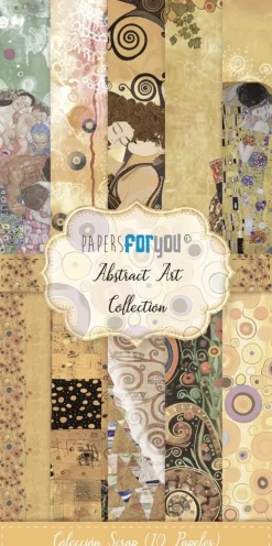 Kit de Scrapbooking Abstract Art PapersForYou 15x30cm