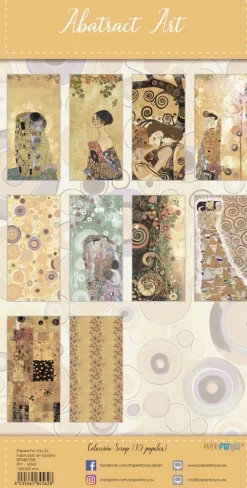 Kit de Scrapbooking Abstract Art PapersForYou 15x30cm