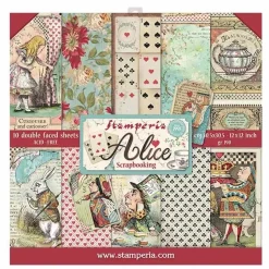 Kit de Scrapbooking Alice Stamperia 30x30cm
