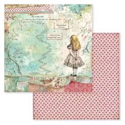 Kit de Scrapbooking Alice Stamperia 30x30cm