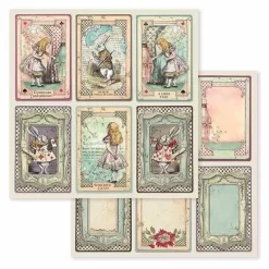 Kit de Scrapbooking Alice Stamperia 30x30cm