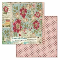 Kit de Scrapbooking Alice Stamperia 30x30cm