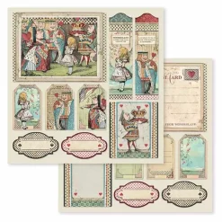 Kit de Scrapbooking Alice Stamperia 30x30cm