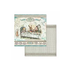 Kit de Scrapbooking Alice Stamperia 20x20cm