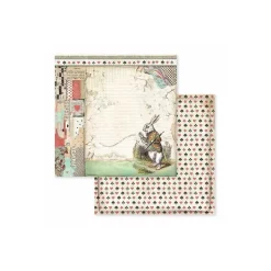Kit de Scrapbooking Alice Stamperia 20x20cm