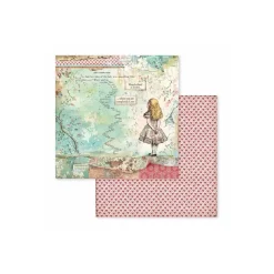 Kit de Scrapbooking Alice Stamperia 20x20cm