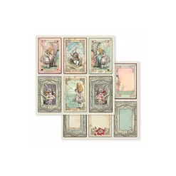 Kit de Scrapbooking Alice Stamperia 20x20cm