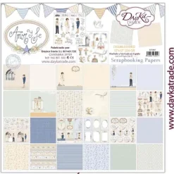 Kit de Scrapbooking Amor y Fe Niño Dayka 30x30cm