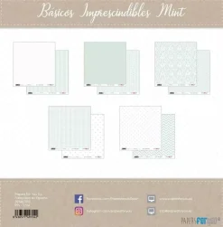 Kit de Scrapbooking Básicos Imprescindibles Mint PapersForYou 30x30cm