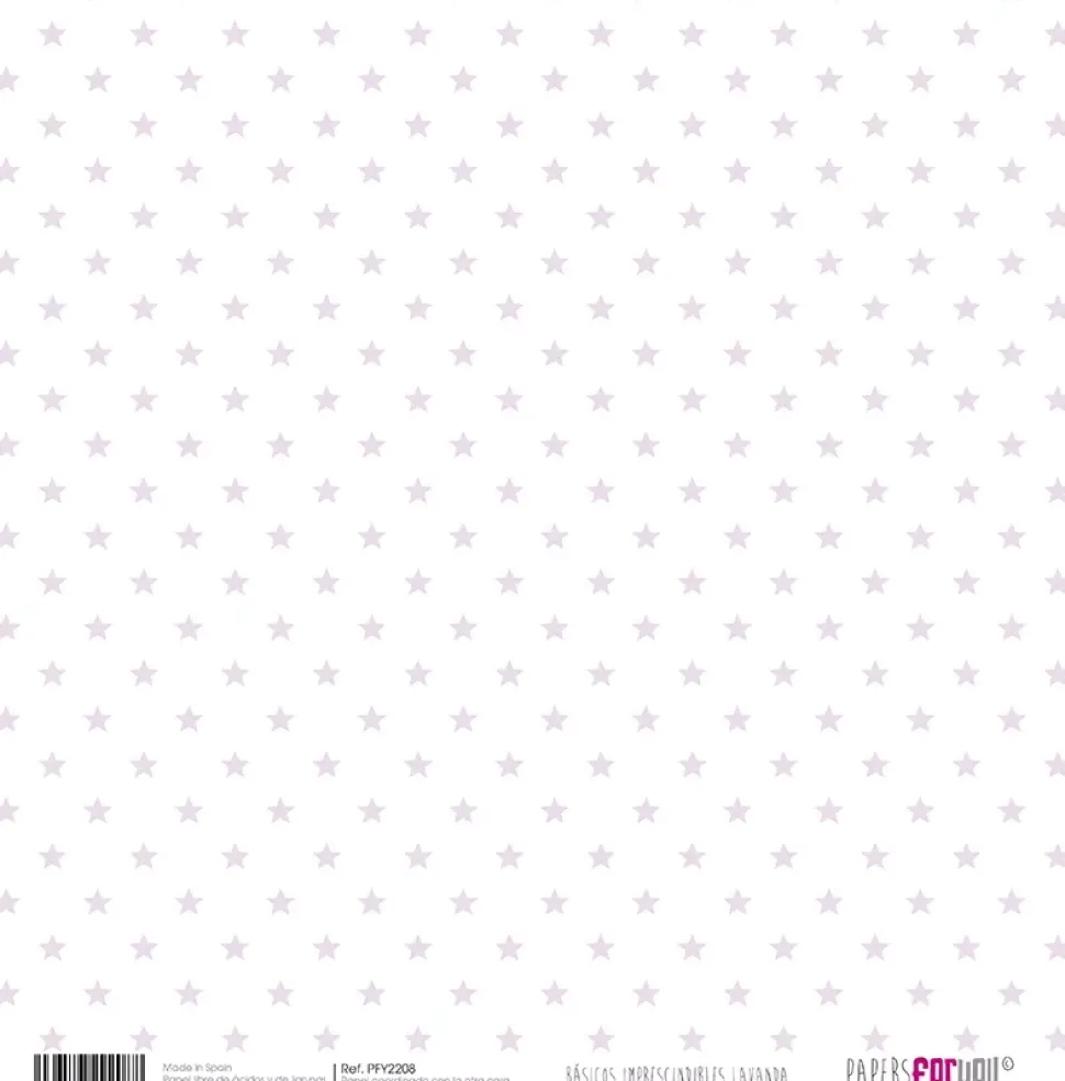 Kit de scrapbooking Básicos Lavanda PapersForYou 30x30cm