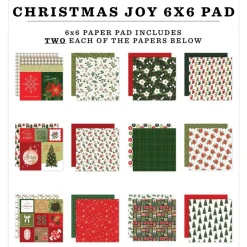 Kit de scrapbooking Christmas Joy Echo Park 15x15cm