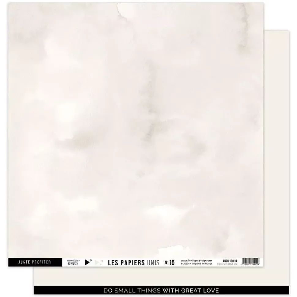 Kit de Scrapbooking Colores Lisos Enchantement Florilèges Design 30x30cm