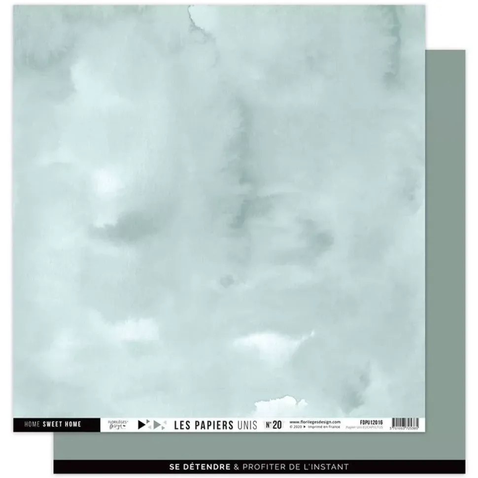 Kit de Scrapbooking Colores Lisos Enchantement Florilèges Design 30x30cm