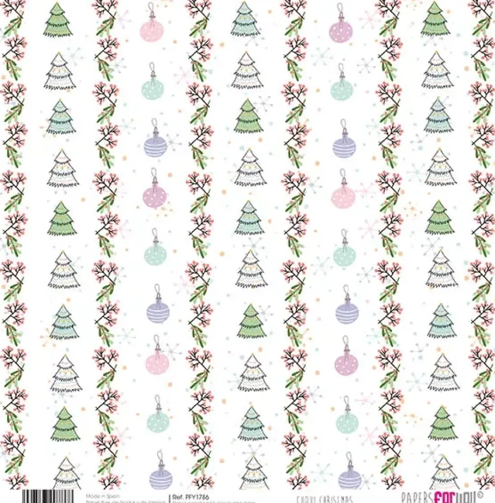 Kit de scrapbooking Cuqui Christmas PapersForYou 30x30cm