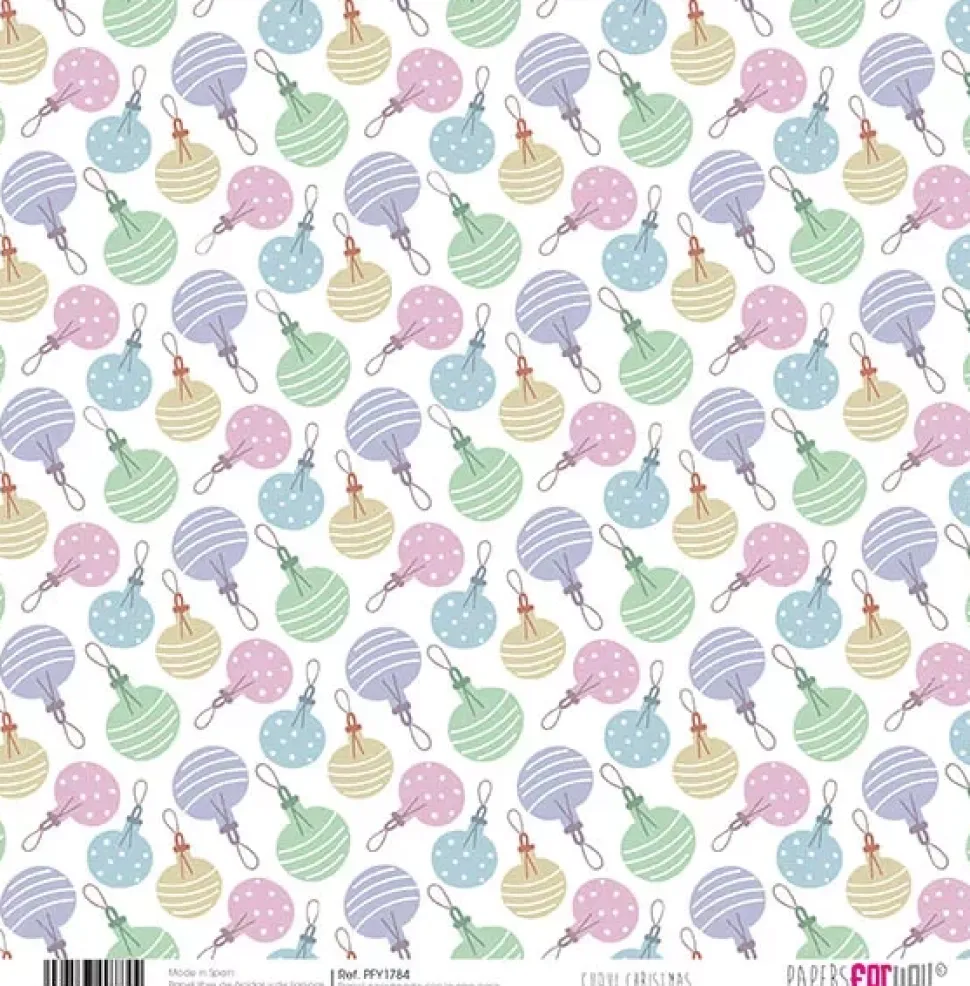 Kit de scrapbooking Cuqui Christmas PapersForYou 30x30cm