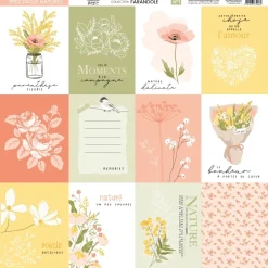 Kit de scrapbooking Farandole Florilèges Design 30x30cm