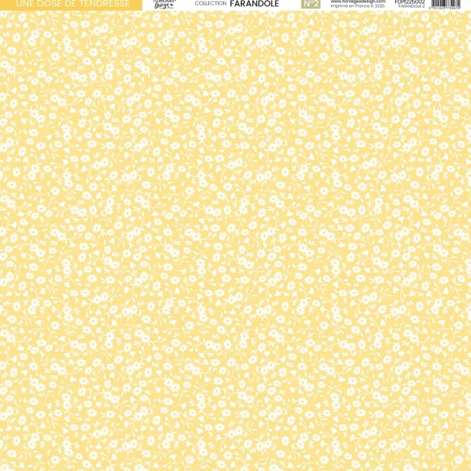 Kit de scrapbooking Farandole Florilèges Design 30x30cm